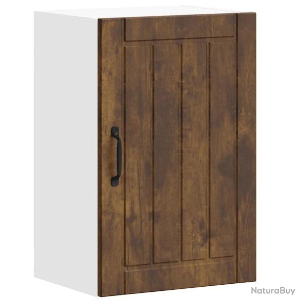 Armoire murale de cuisine design fonctionnelle 40 x 31 x 60 cm en bois d'ing�nierie ch�ne fum� 02_0