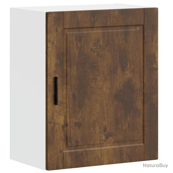 Armoire murale de cuisine design pratique rangement 50 x 31 x 60 cm en bois d'ing�nierie ch�ne fum�