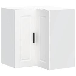 Armoire murale d'angle de cuisine Porto 57 x 57 x 60 cm design pratique finition &eacute;pur&eacute;e en bois d'i