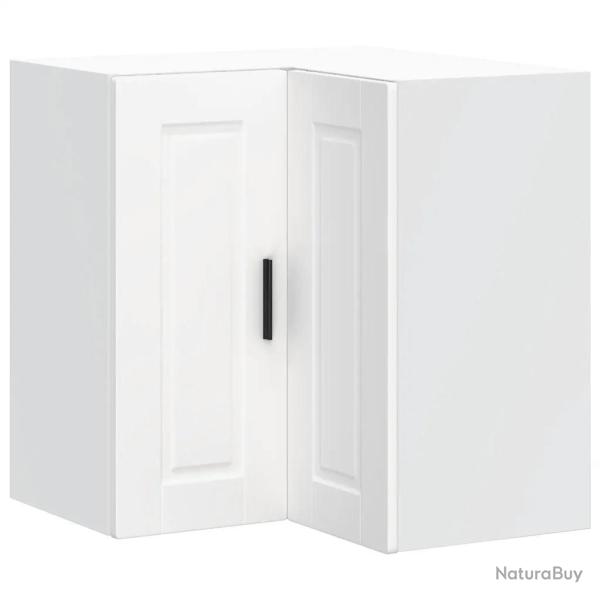Armoire murale d'angle de cuisine Porto 57 x 57 x 60 cm design pratique finition �pur�e en bois d'i