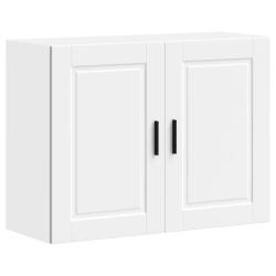 Armoire murale de cuisine moderne rangement efficace 80 x 31 x 60 cm en bois d'ing&eacute;nierie blanc 02_