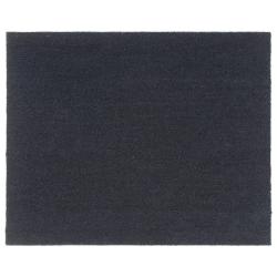 Tapis de porte touffet&eacute; int&eacute;rieur ext&eacute;rieur 80 x 100 cm durable design moderne en fibre de coco gri