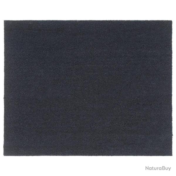 Tapis de porte touffet� int�rieur ext�rieur 80 x 100 cm durable design moderne en fibre de coco gri
