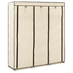 Armoire portable avec compartiments et barres utilisation chambre 150 x 45 x 175 cm design pratique