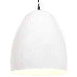 Lampe suspendue industrielle 154 x 42 cm ambiance cosy salon bureau en fer blanc 02_0046681