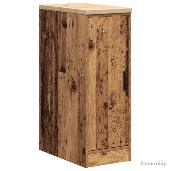 Armoire de rangement garage 30 x 51 x 85 cm surface de travail polyvalente robuste style vintage en