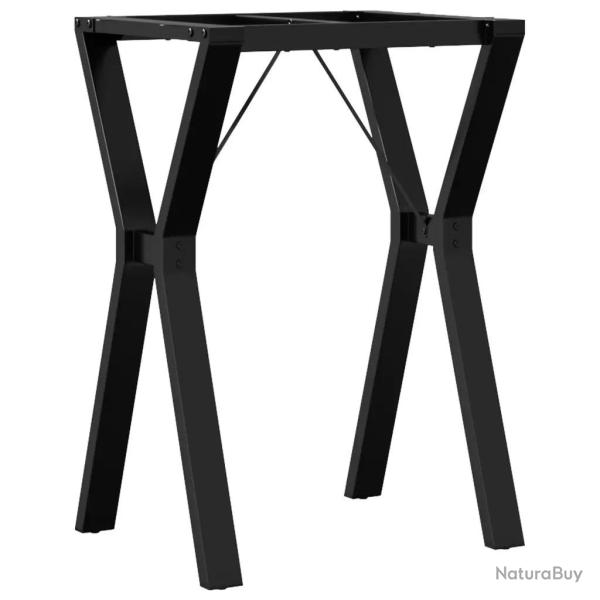Pieds de table � manger cadre en Y 50 x 40 x 73 cm stables et robustes style industriel en acier no