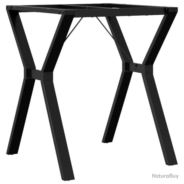 Pieds de table � manger cadre en Y 60 x 60 x 73 cm stables et robustes style industriel en acier no