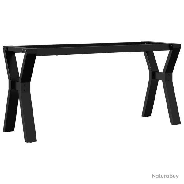 Pieds de table basse cadre en Y 90 x 30 x 43 cm robustes stables style industriel en acier noir 02_