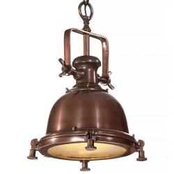 Lampe suspendue ajustable 35 x 35 x 153 cm style industriel d&eacute;coration moderne en aluminium cuivre