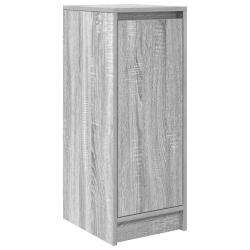 Armoire &agrave; chaussures pratique design moderne 29,5 x 34 x 76 cm en bois d'ing&eacute;nierie gris 02_0051765