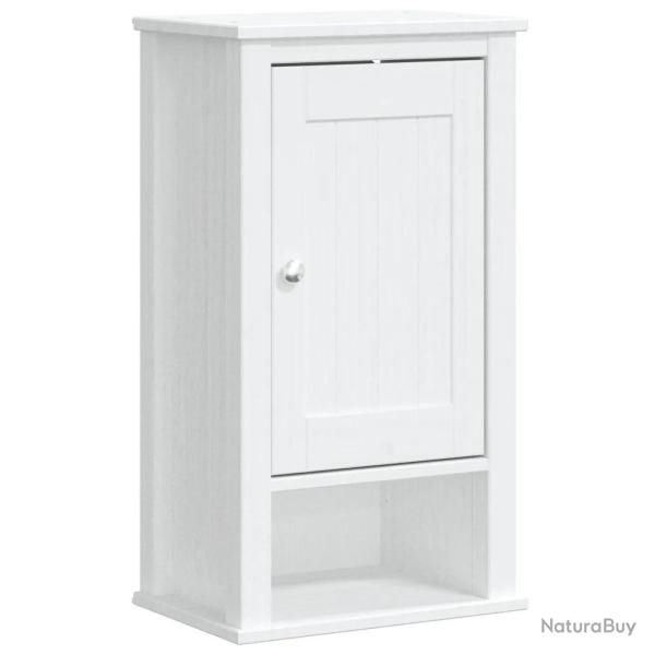 Armoire murale salle de bain 40 x 27 x 71,5 cm grand espace de rangement style rustique en bois de