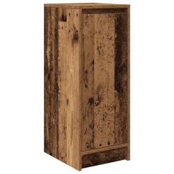 Armoire &agrave; chaussures vintage avec grande capacit&eacute; de rangement 29,5 x 34 x 76 cm en bois d'ing&eacute;nier