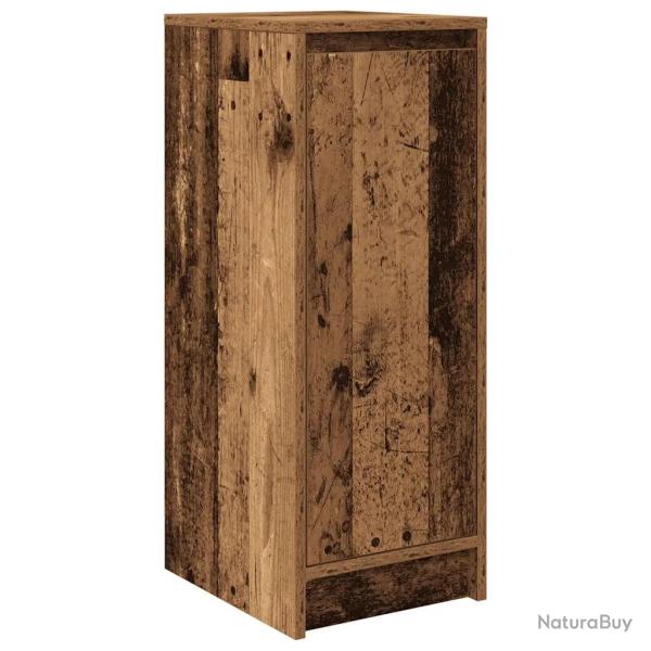 Armoire � chaussures vintage avec grande capacit� de rangement 29,5 x 34 x 76 cm en bois d'ing�nier