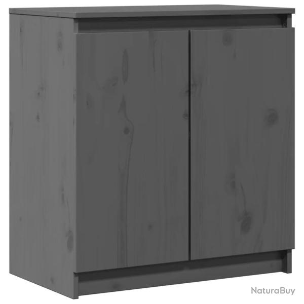 Armoire lat�rale d�corative 60 x 36 x 65 cm rangement pratique style contemporain en bois de pin gr