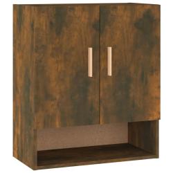 Armoire murale scandinave fonctionnelle pour rangement 60 x 31 x 70 cm en bois d'ing&eacute;nierie ch&ecirc;ne f