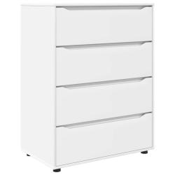 Armoire de rangement lot de 2 minimalistes 80 x 48 x 105 cm avec tiroirs pratiques en bois d'ing&eacute;ni