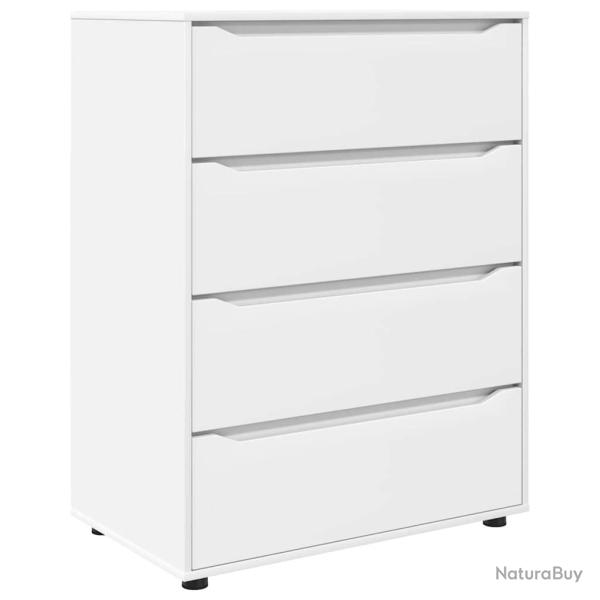 Armoire de rangement lot de 2 minimalistes 80 x 48 x 105 cm avec tiroirs pratiques en bois d'ing�ni