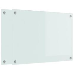 Lot de 2 dosserets de cuisine modernes 70 x 50 cm durables esth&eacute;tique minimaliste en verre tremp&eacute; b