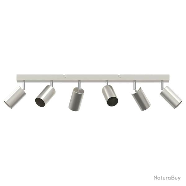 Spot de plafond moderne cylindrique design directionnel 73 x 5,5 x 16,5 cm en m�tal nickel 02_00583