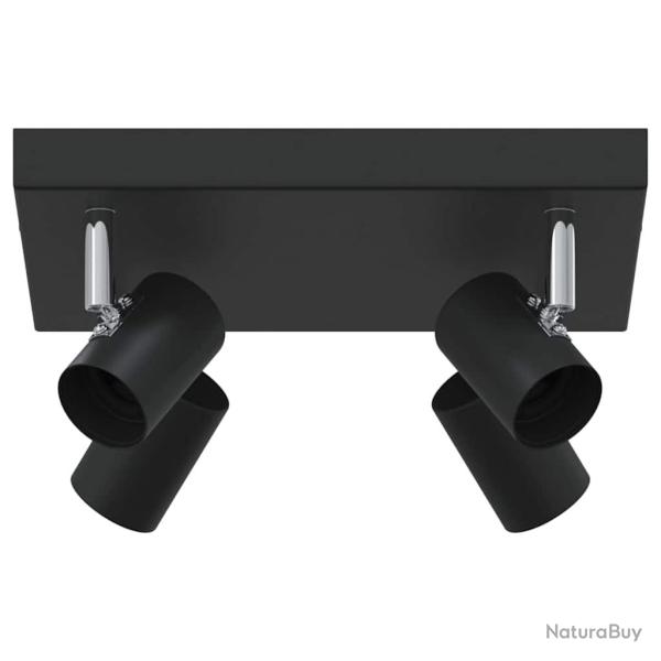Spot de plafond design moderne pivotable int�rieur 26,5 x 26 x 11,5 cm en m�tal noir 02_0058294