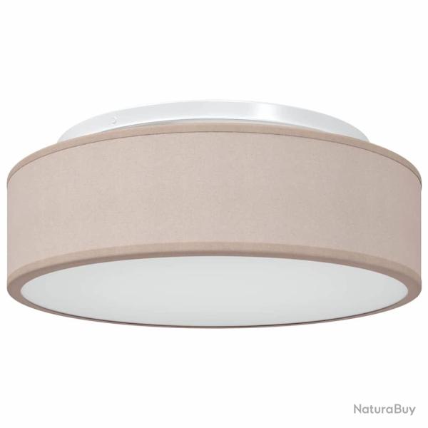 Lampe de plafond moderne projecteur ajustable int�rieur 38 x 38 x 13 cm en tissu taupe 02_0058426