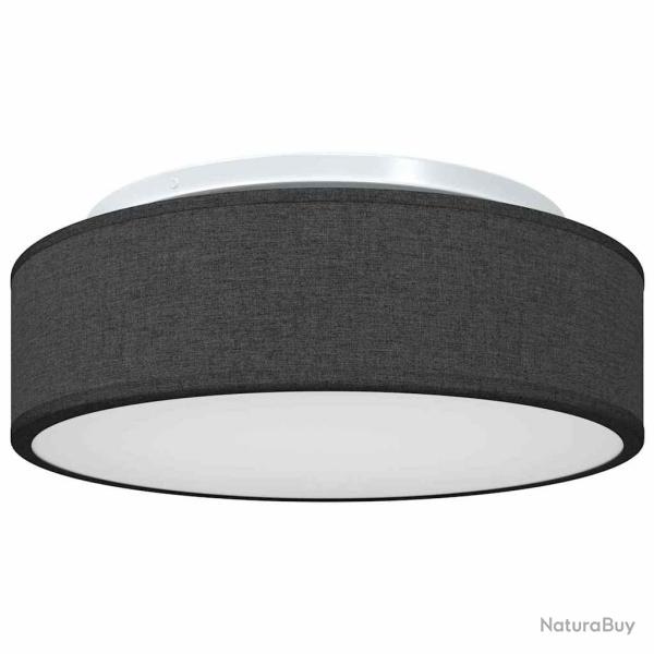 Lampe de plafond moderne style minimaliste projecteur ajustable 38 x 38 x 13,5 cm en tissu noir 02_