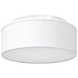 Lampe de plafond moderne style minimaliste ajustable 30 x 30 x 13 cm en tissu blanc 02_0058420