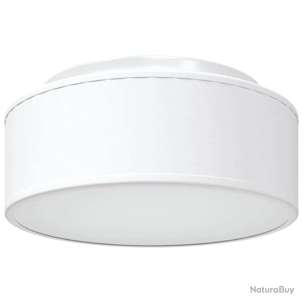 Lampe de plafond moderne style minimaliste ajustable 30 x 30 x 13 cm en tissu blanc 02_0058420