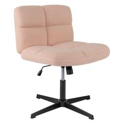 Chaise de bureau rotative r&eacute;glable 73 x 64 x 78-92 cm confort optimal design moderne en fausse four