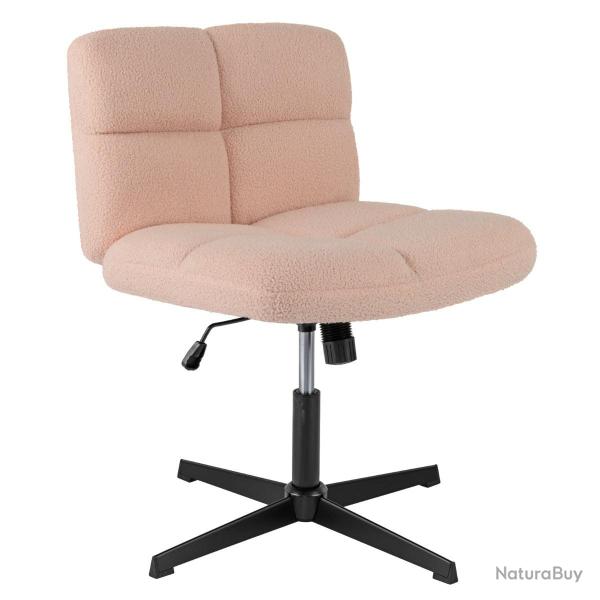 Chaise de bureau rotative r�glable 73 x 64 x 78-92 cm confort optimal design moderne en fausse four