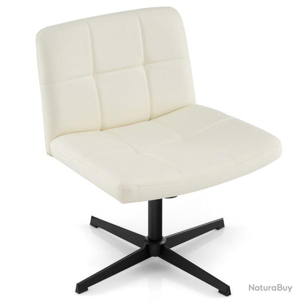 Chaise de bureau rembourr�e en forme de U 70 x 70 x 76-89 cm hauteur r�glable style moderne utilisa