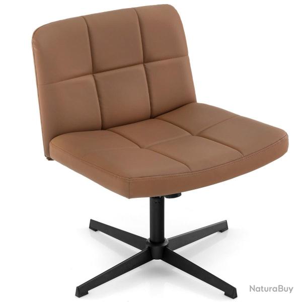 Chaise de bureau sans accoudoirs surdimensionn�e 70 x 70 x 76-89 cm confort rembourr� design modern