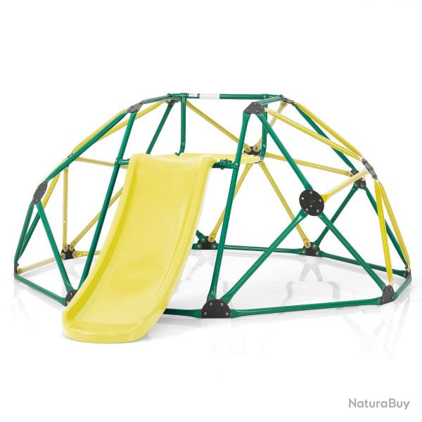 D�me d'escalade avec toboggan pour enfants 241,5 x 183 x 91,5 cm d�veloppement moteur moderne en m�
