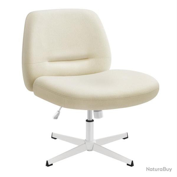 Chaise de bureau fauteuil ergonomique style moderne avec base en croix si�ge large et confortable h