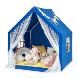 Tente de jeu enfants 122 x 105 x 125 cm espace de jeu lumineux et confortable style moderne en poly