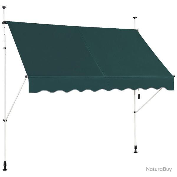 Auvent r�tractable manuel r�tractable 200 x 300 cm � hauteur ajustable avec manivelle design modern