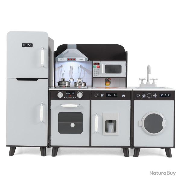 Cuisine de jeu multifonctionnelle 120 x 30 x 90 cm exp�rience immersive rangement spacieux ambiance