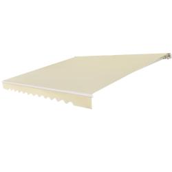 Store banne r&eacute;tractable 300 x 250 cm protection solaire angle r&eacute;glable 5-35&deg; style moderne en alumi