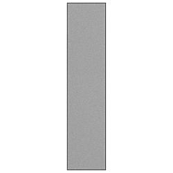 Paillasson d'entr&eacute;e antid&eacute;rapant flexible 115 x 500 cm r&eacute;sistant &agrave; l'usure moderne en PP gris 02_00