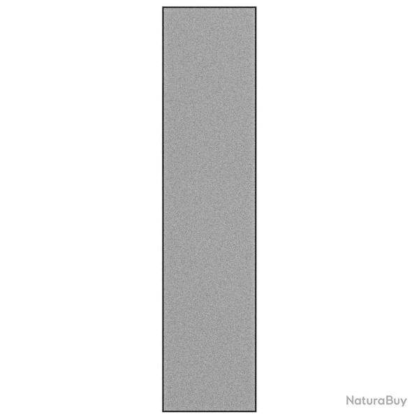 Paillasson d'entr�e antid�rapant flexible 115 x 500 cm r�sistant � l'usure moderne en PP gris 02_00