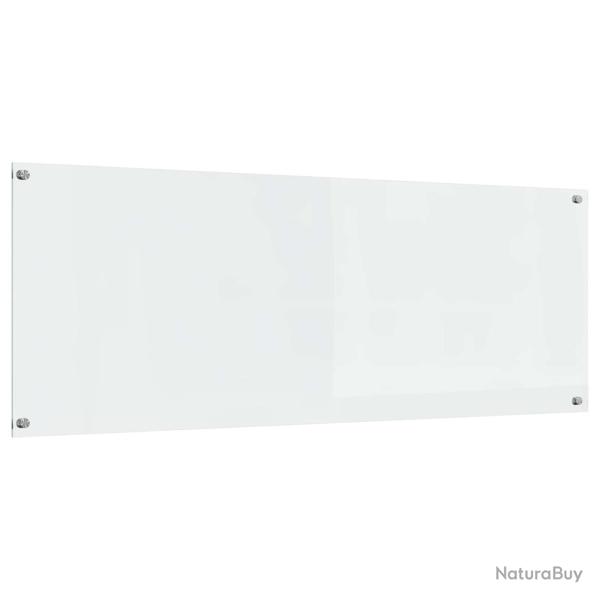 Dosseret de cuisine moderne 110 x 40 cm thermor�sistant efficacit� finition �pur�e en verre tremp�