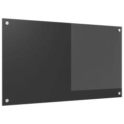 Dosseret de cuisine moderne 90 x 50 cm protection murale thermor&eacute;sistante &eacute;pur&eacute;e en verre tremp&eacute; gr