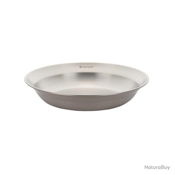Assiette creuse inox Snow Peak Renewed Tableware Dish