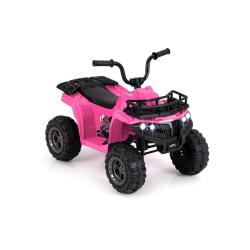 Quad &eacute;lectrique pour enfants 74,93 x 45,72 x 55,88 cm avec lecteur MP3 et phares led tendance en pp