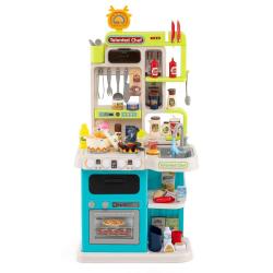 Ensemble de cuisine jouet pour enfants 44,5 x 24 x 92 cm fonction d'eau sonore et lumineuse moderne