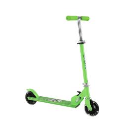 Trottinette enfant pliable 66 x 33 x 80 cm roues clignotantes guidon r&eacute;glable design moderne en alu