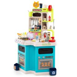 Ensemble de cuisine pour enfants 56 x 32 x 92 cm avec effets sonores et lumineux design d'angle d&eacute;c