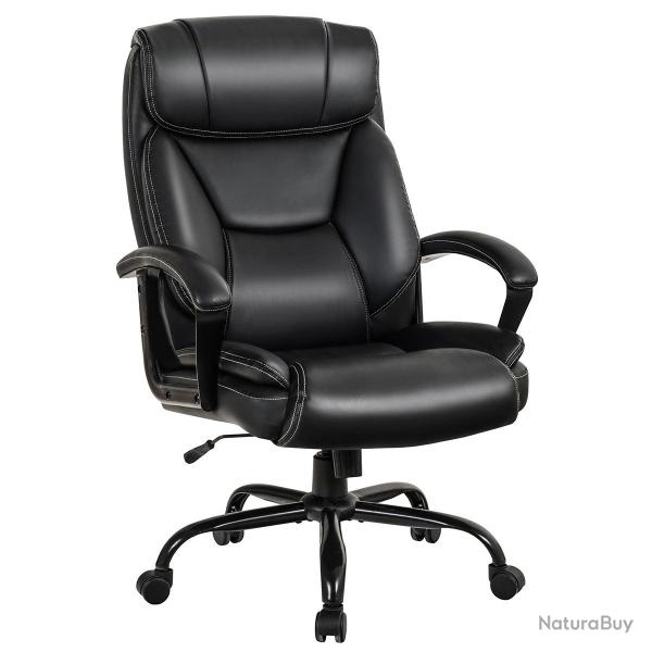 Fauteuil de bureau pivotant ergonomique 74 x 69 x 117 127cm assise confortable haute r�silience fin