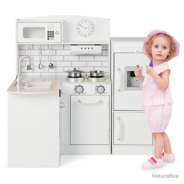 Cuisine pour enfants d'angle avec r�frig�rateur 65 x 60 x 85 cm avec distributeur d'eau design mode